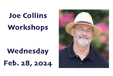 Joe Collins Workshops on Feb. 28, 2024